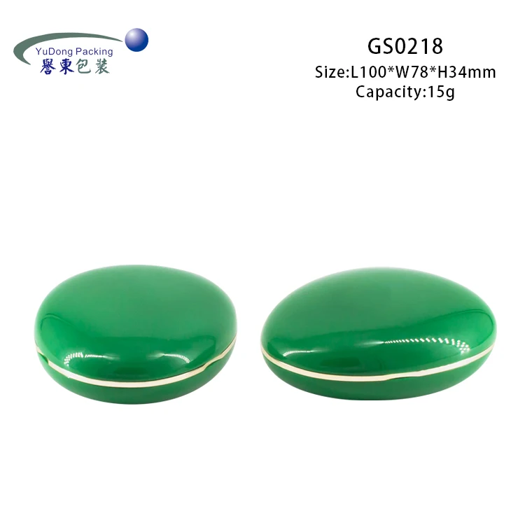 
Egg shaped plastic empty cosmetic case bb air cushion box 