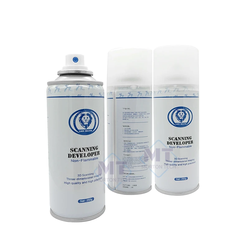 Dental technician materials Lion brand scanning develop mist spray for CAD/CAM denture scanning