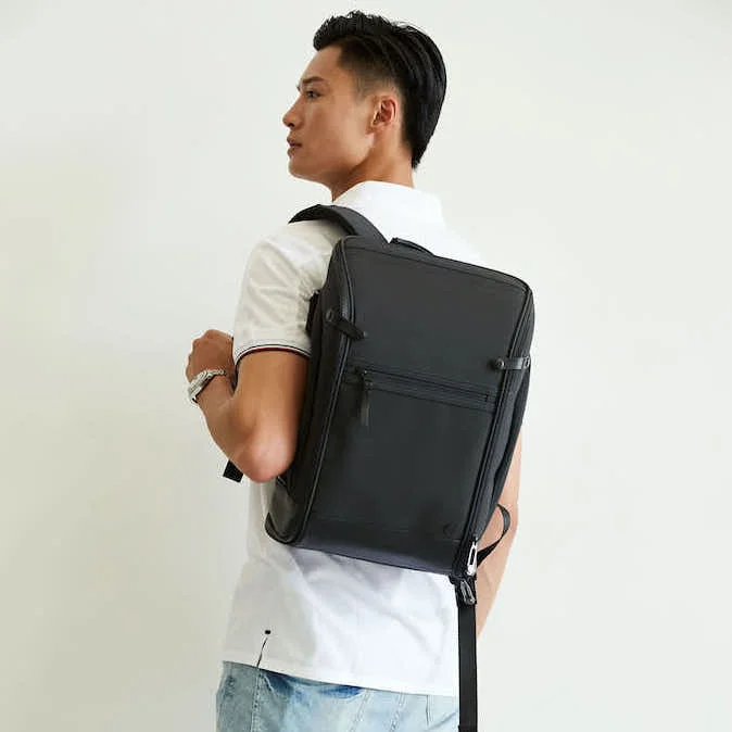 OEM Brand Name Long Lasting Laptop Bag Large Capacity Travel Casual Hidden Zipper Backpack For Men