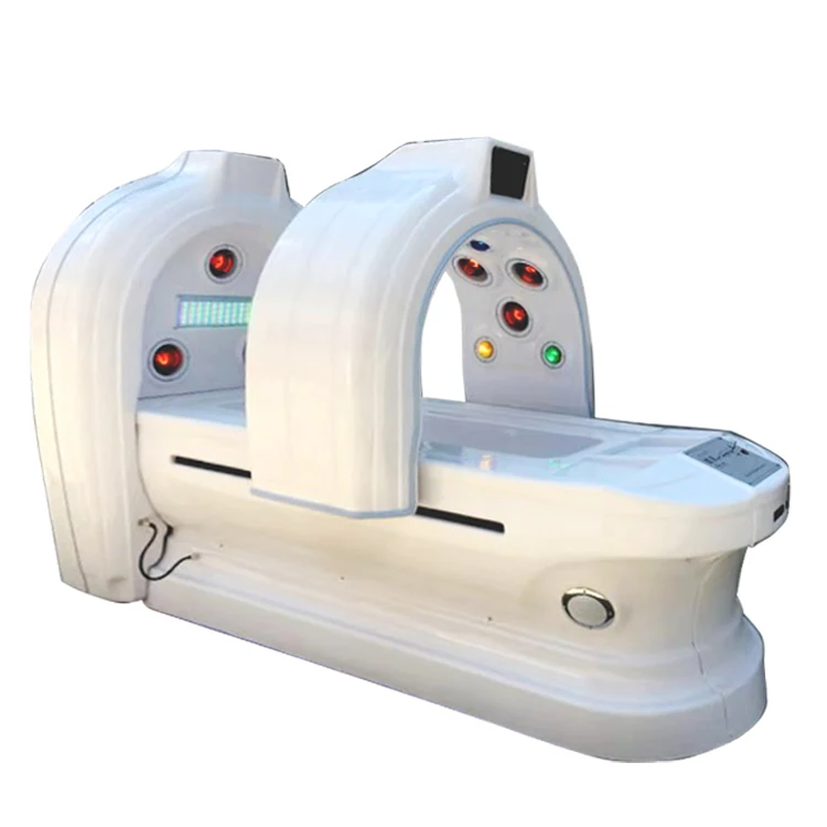 Spa Capsule Steam Heating Led Light Therapy Ozone Spa Tunnel Capsule Dry Sauna Detox Photon Treatment machine