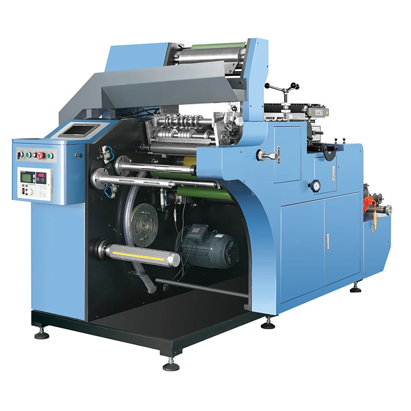 Die Cutting Slitting Rewinder Digital Small Label Rotary  Die Cutting Machine for Vinyl Sticker Blank Label Adhesive paper