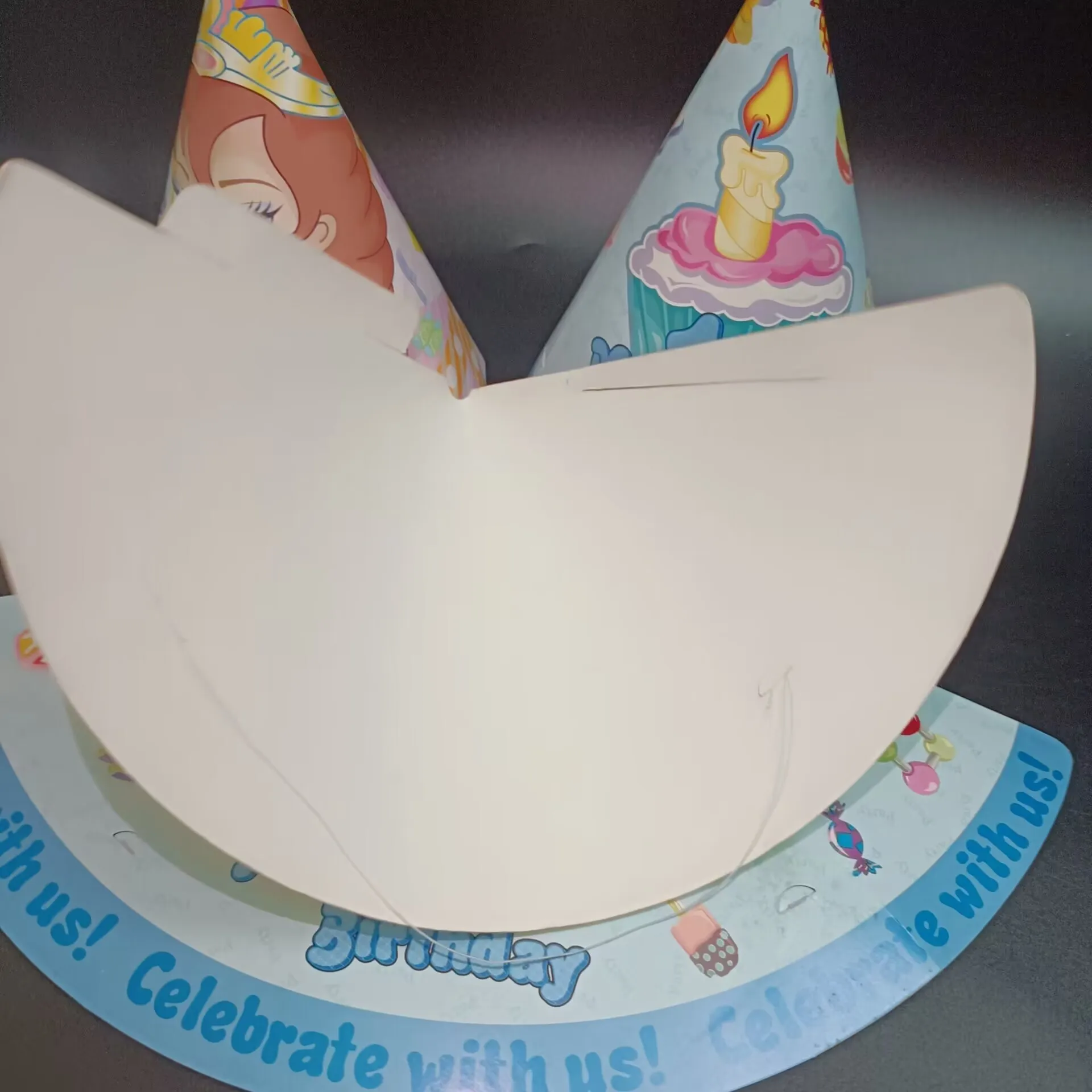 SP2376 Custom Design Party Paper Cups Birthday Paper Hats Themed Party Paper Hat