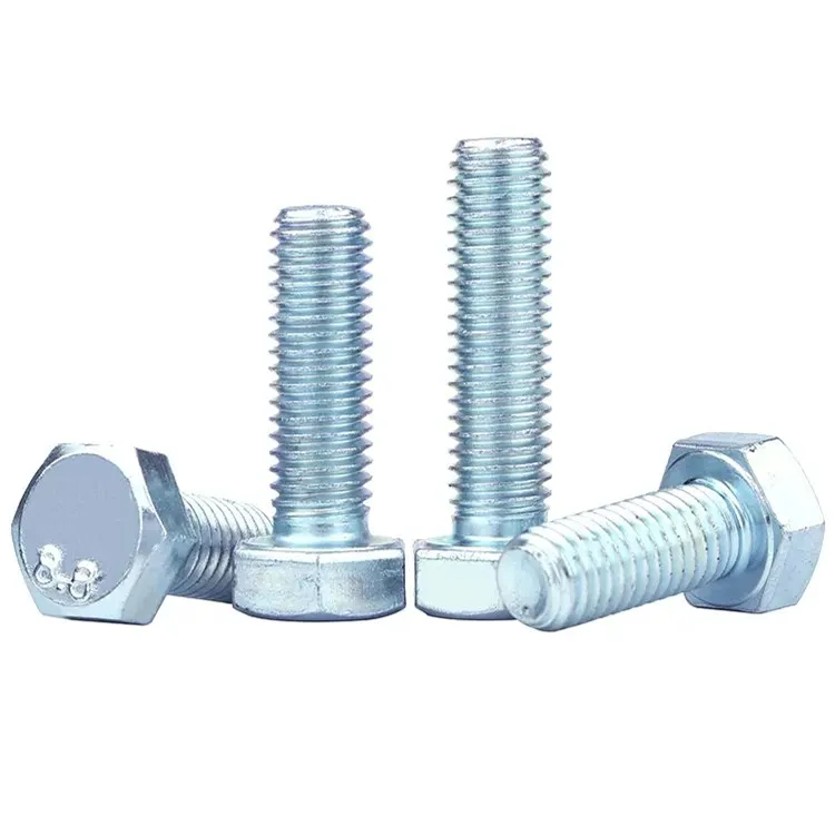 ANSI/ASME B 18.2.1 ASTM A307 A449 A354 SAE J429 Gr 2/5/8 Hex Bolts Screw Hot Dip Galvanized Hex Bolt