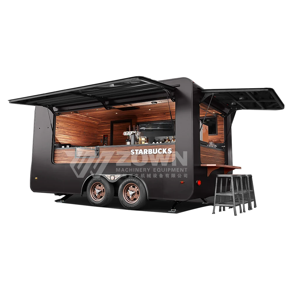 OEM Fashionable Food truck USA Middle East Standard Electric Mobile Ice Cream Food Truck Street Mobile Food Cart For Sale