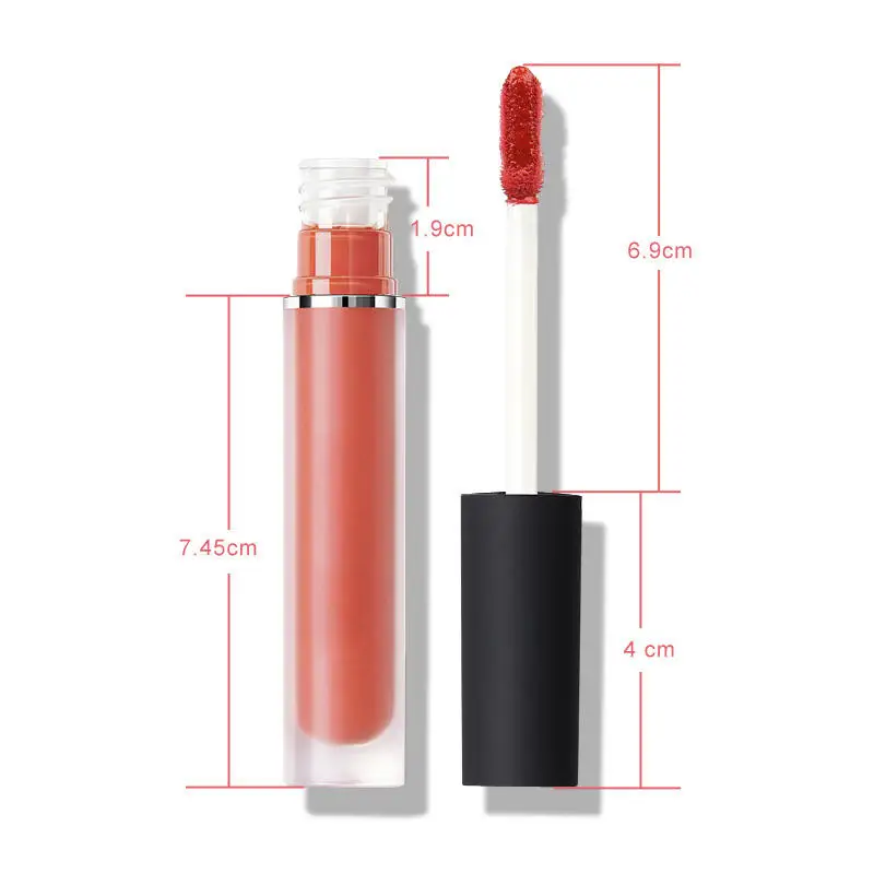 52 Color Oem Custom Your Logo Liquid Matte Lipstick Waterproof Long Lasting Lipstick Vegan Private Label Matte Liquid Lipstick