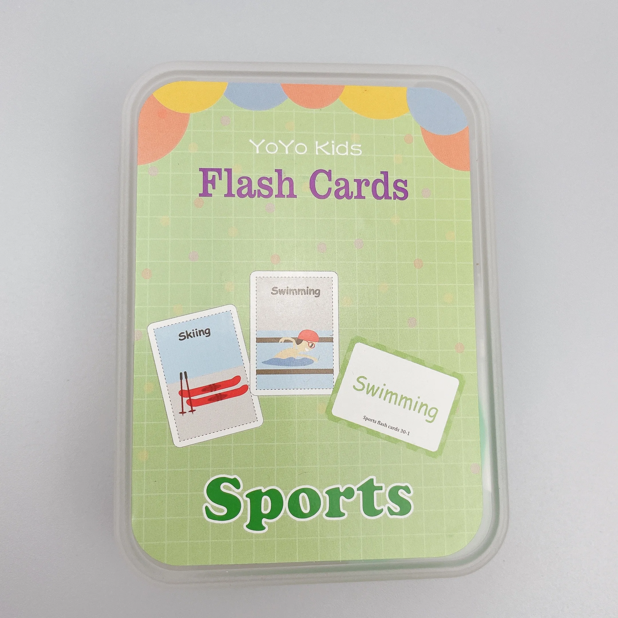 2022 Lovely Designs Sports Flash Cards for Boys Girls Family Game Cards
