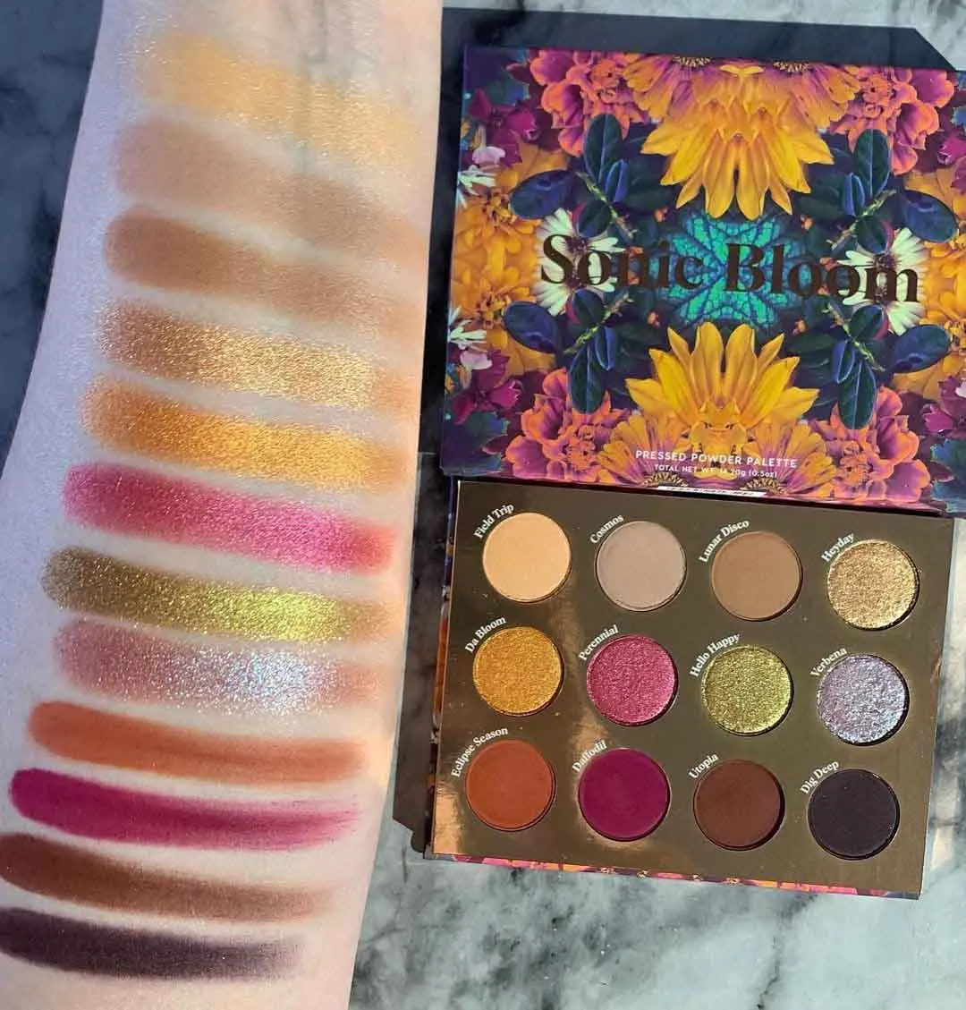 Foreign trade hot sale new 12-color eyeshadow palette can be customized logo