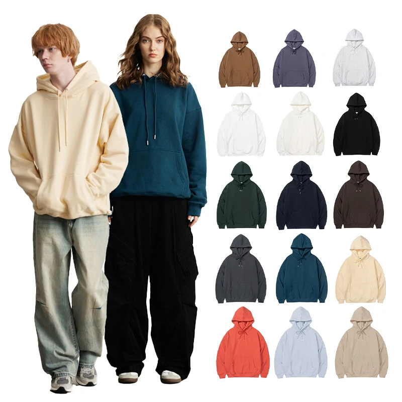 New Style 100% Cotton Unisex Hoodie And Sweat Pants Set Custom Logo Jogger Set