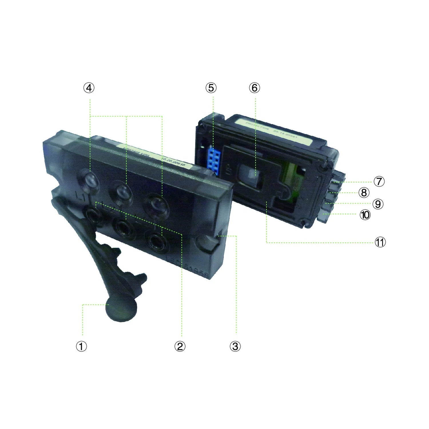 Indoor flash VPIS-R2 high voltage live display device and phase detector detection for Earthing Switch high voltage HV cabinet