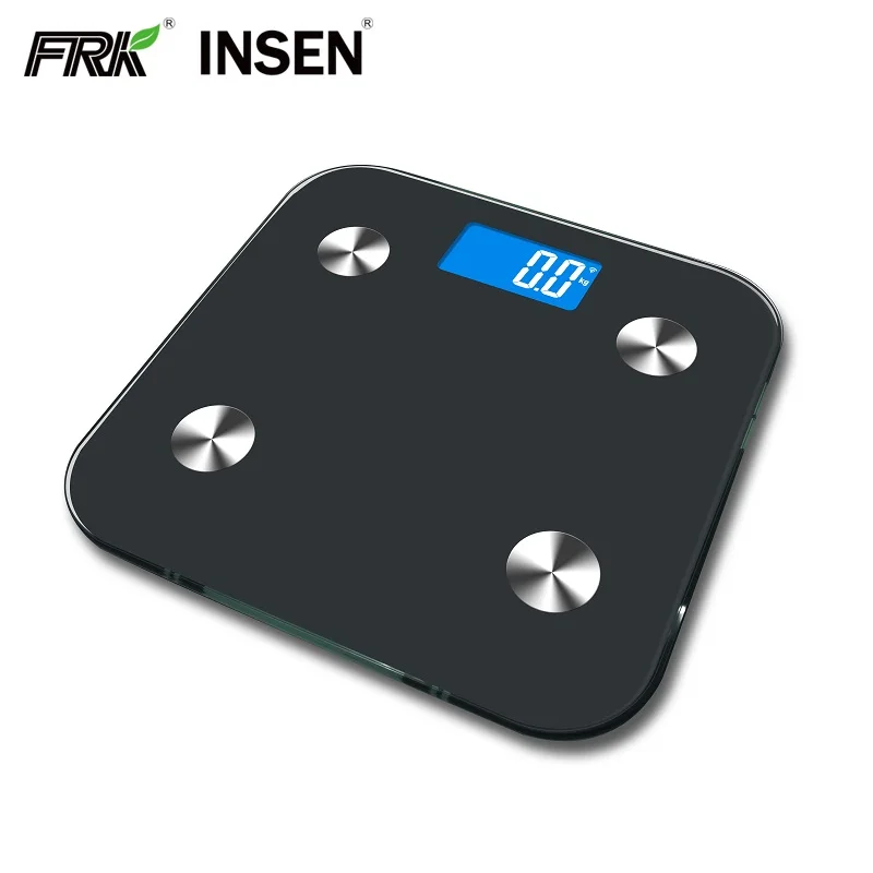 TUYA Smart Phone APP LCD Display Wireless WIFI 180Kg 396Lb Body Fat Composition Analyzer Weight Scale