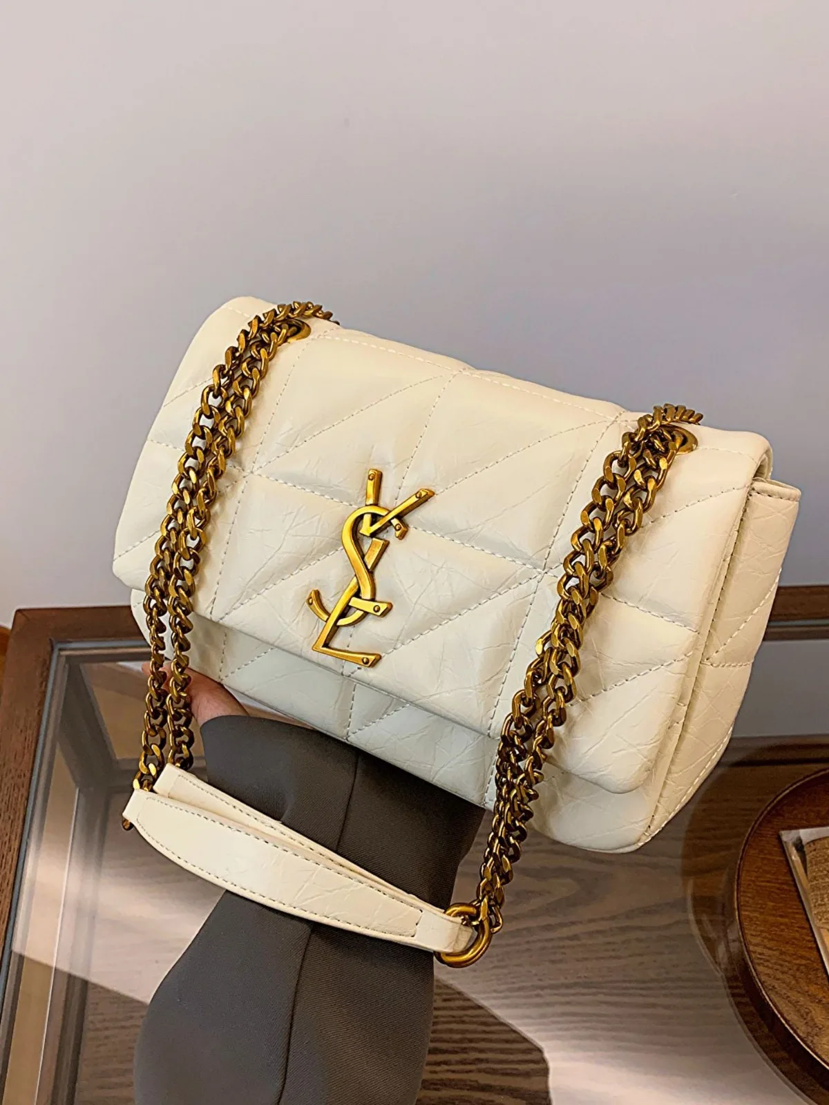 ZUNLIAN Wholesale fashion designer lock snakeskin pu leather handbag custom purses and handbags women with rivet