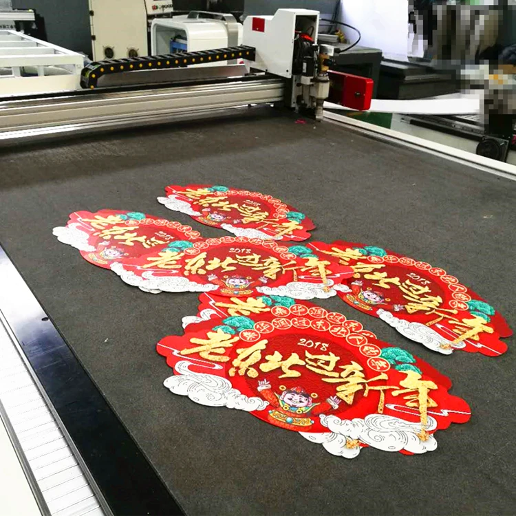 Weier Printed Apparel Cloth Cutter Machine Carpet Fabric CNC Knife Cutting Machine with Camera