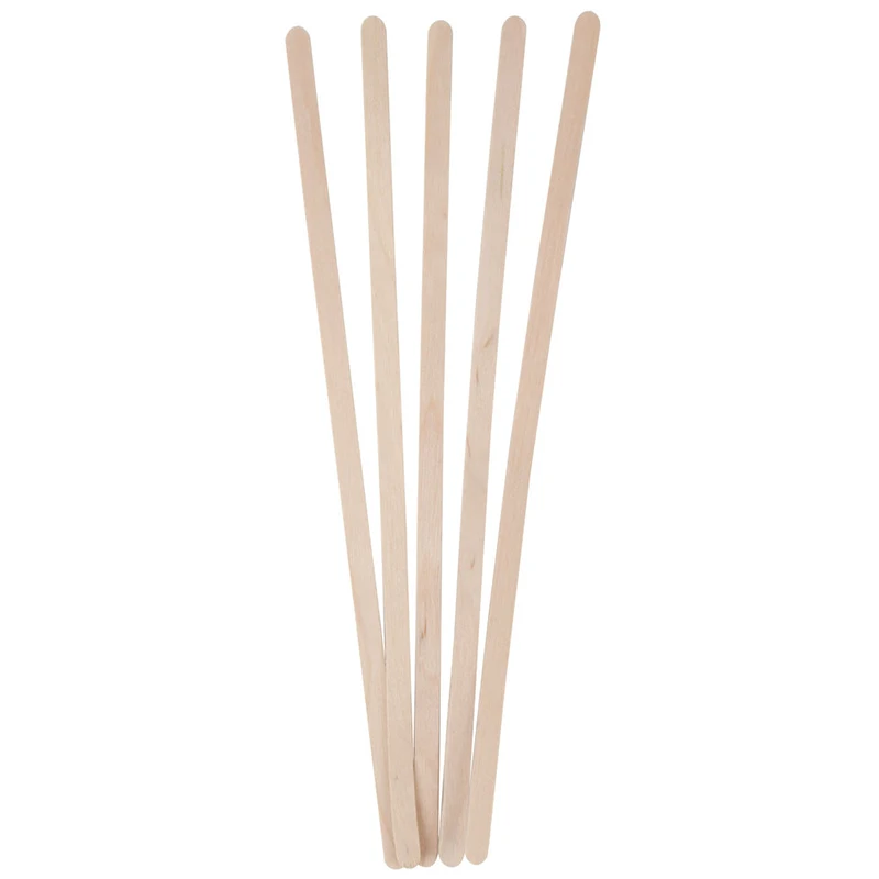 Экологичная мешалка для кофе из березового дерева с пользовательским логотипом