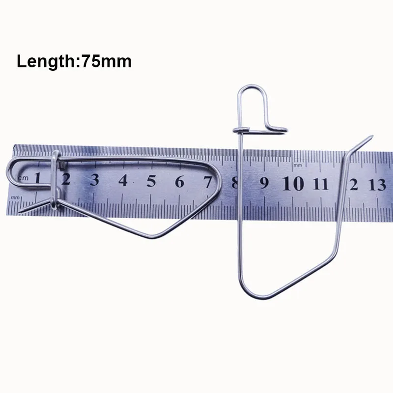 Fishing Stringer Clip,Fishing Lock Snap 304 Stainless Steel Live Fish Lock Buckle Big Game Snaps for Freshwater Saltwater