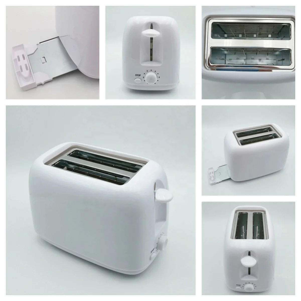 Toaster Bread Machine 2 Slices Toast Maker Automatic Grille Pain Portable Breakfast Bread Machine Toaster