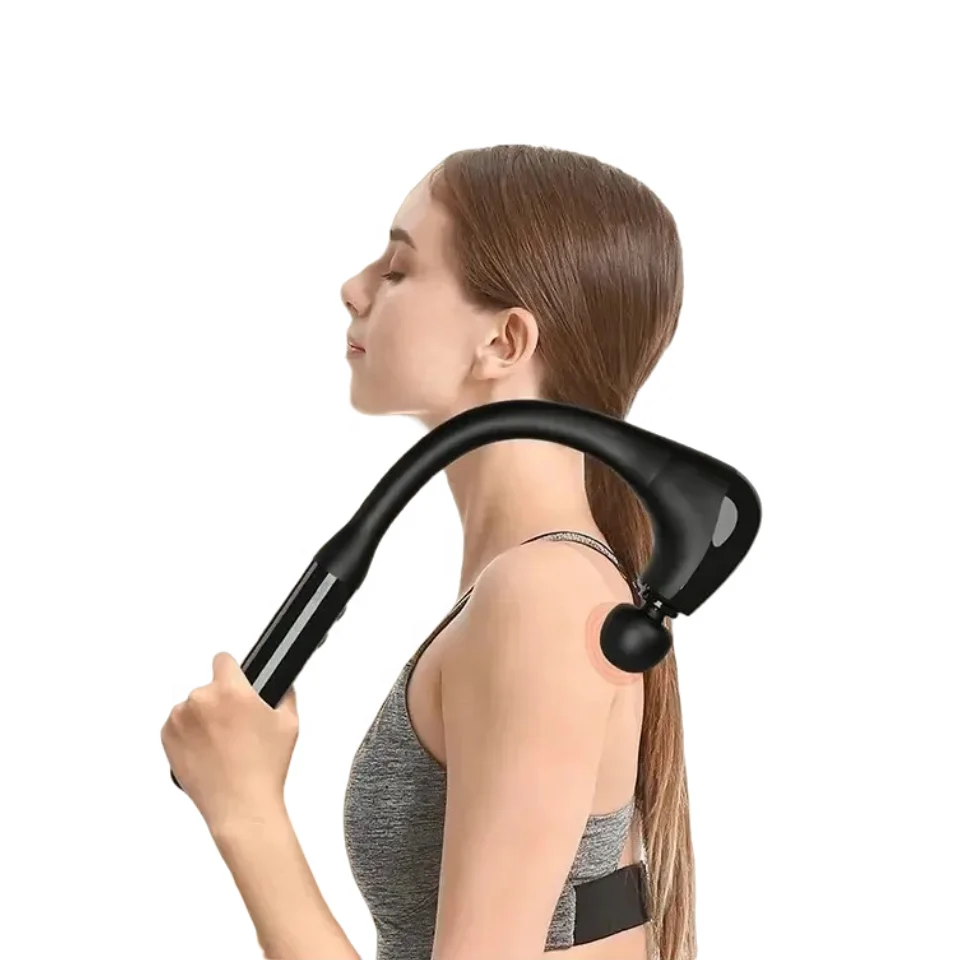 Multi-functional Wireless Handheld Massage Hammer Deep Tissue Massage Gun With Hold Ergonomic Design Curved Design