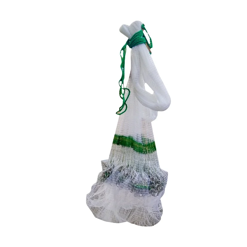 long recycle nylon monofilament floating fly hand throw Cast landing carp foldable fishing net