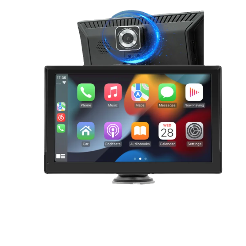 2024 Новый 9 дюймов Carplay GPS навигация автомобильный видео DVD плеер радио IPS сенсорный экран беспроводной Android Авто двойной объектив