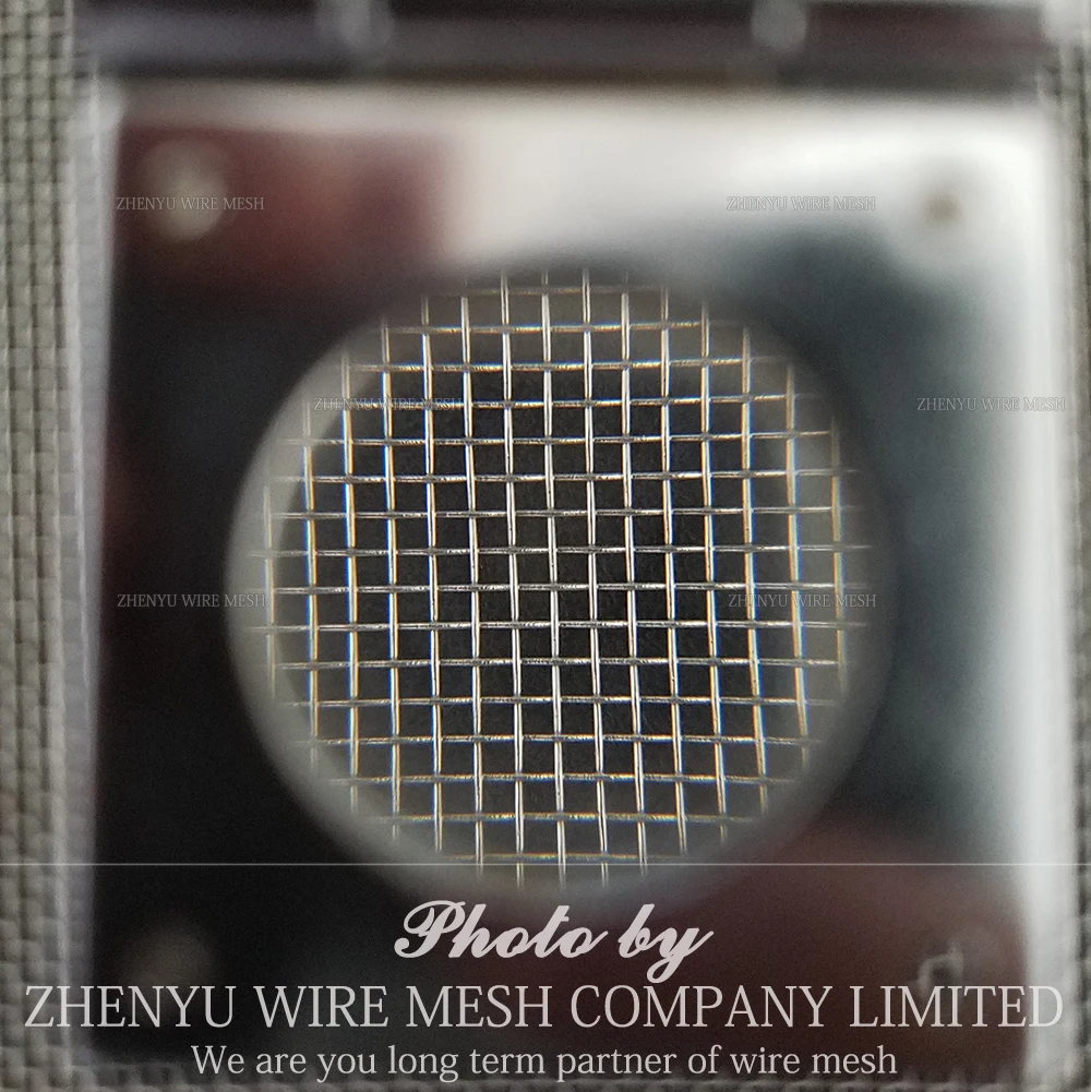 Consultation Zhenyu stainless steel weaving square filter disc wire /black filter cloth/ solid earphone mesh metal fabric