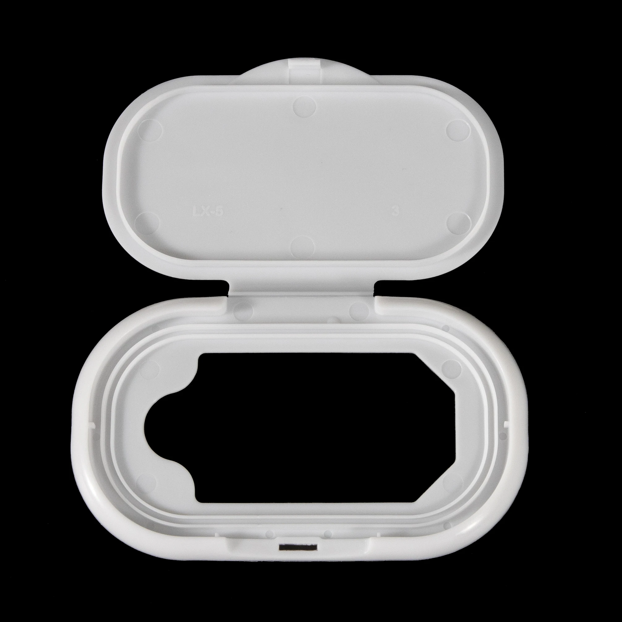 Pp Plastic Flip Wet Tissue Cover Makeup Remover Wipes Lid