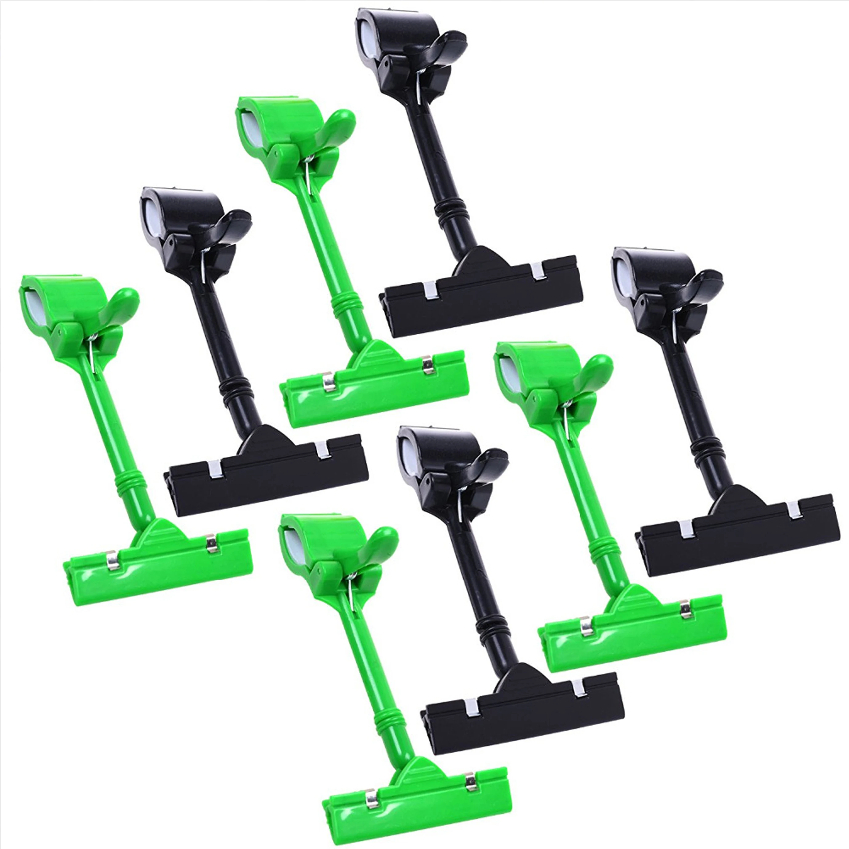 Factory Wholesale Clear Plastic Rotatable POP Clip-on Style Merchandise Sign Display Price Tag Holder