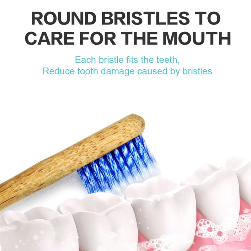 Одобренная CE Электрическая зубная щетка дорожная Экологически чистая бамбуковая