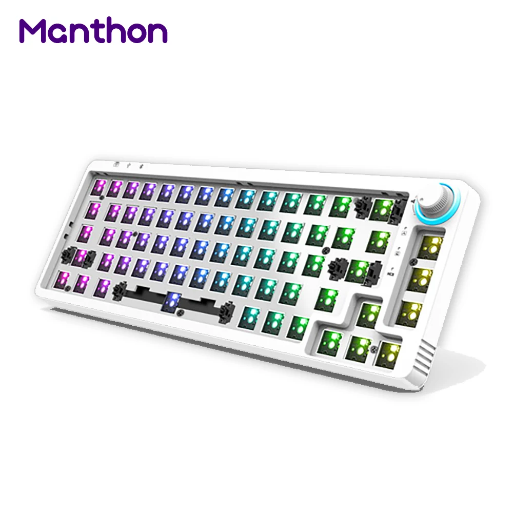 Ready To Ship DIY Wired Wireless Ergonomics Knob Feker 680 Tm680 Ke Mechanical Hot Swap 68 Hotswap Keyboard Case Set Kit
