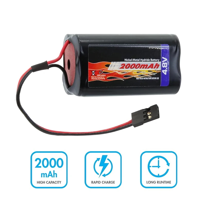 Jieyo NiMh Battery Size AA 4.8v 2200mah Ni-mh Rechargeable Batteries Pack For Pistols Airsoft