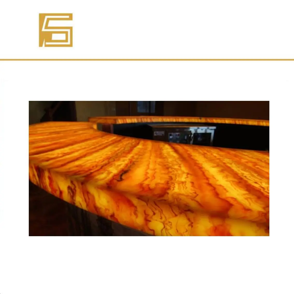 2023 hot sell real flame led candle marble design lumi stone dining table For decoration