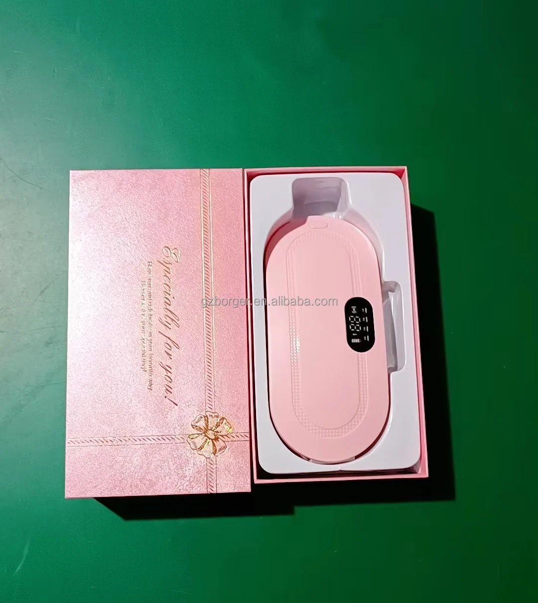 Warm Palace Belt Womens Portable Heating Pad Cramps waist Massage Menstrual Period Pain Relief Device Heating Pad