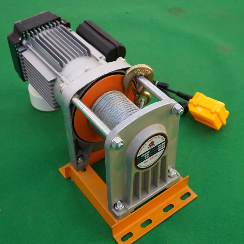 220v Mini Motor Lift Electric Powered High Speed Winch