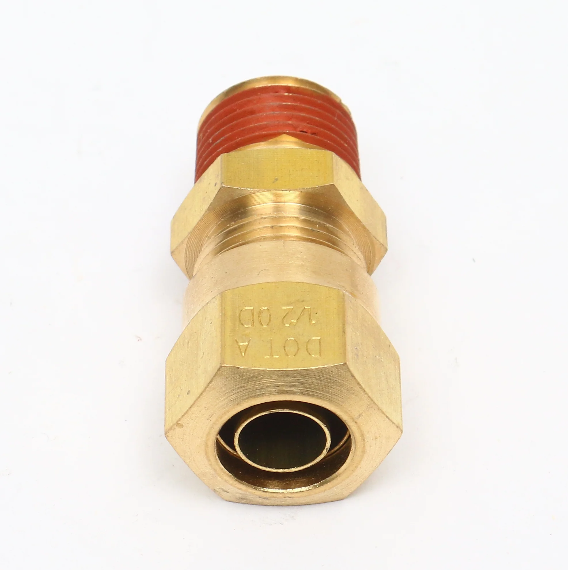 Key Forward Connectors Pipe Fittings Tube male quick connector stopper Adapter Brass air pipe quick connector