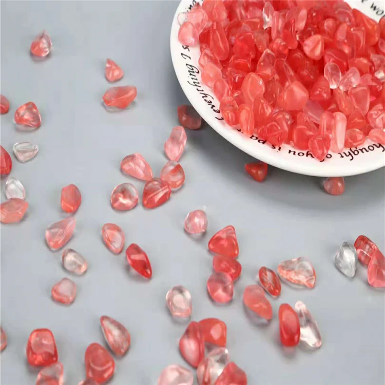 Colorful crystal stone Gem Healing Stones Gravel Tumbled Stone for decoration
