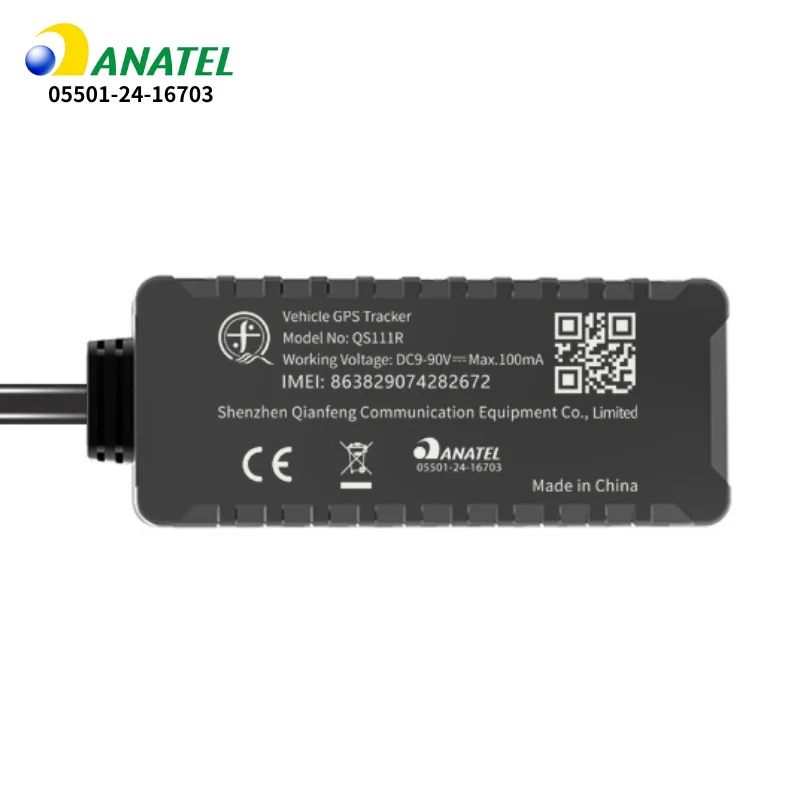 QS111R GPS Tracker J16 4G Dashboard Tracker Supports GSM Beidou LBS Positioning Offers IOS/Android App PC 1-Year