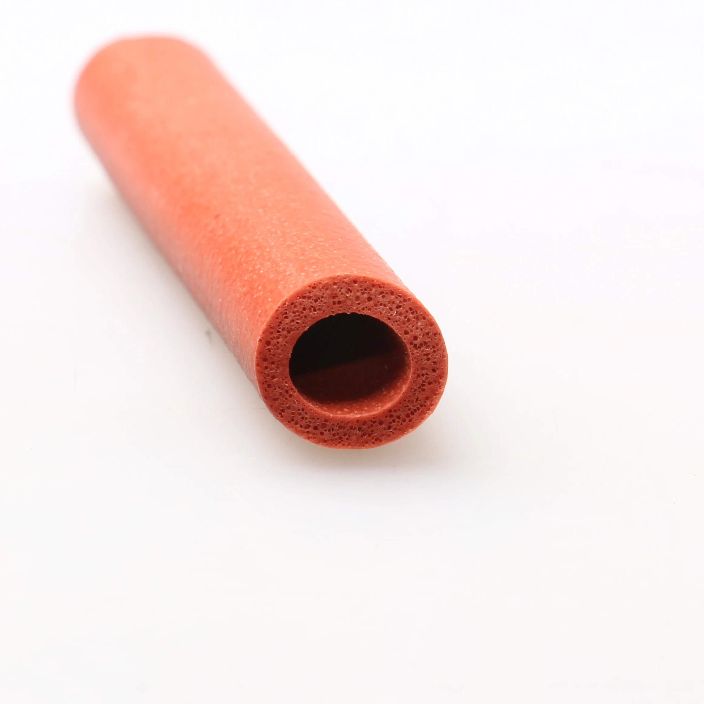 Custom high temperature resistant solid foam silicone rubber hose tube