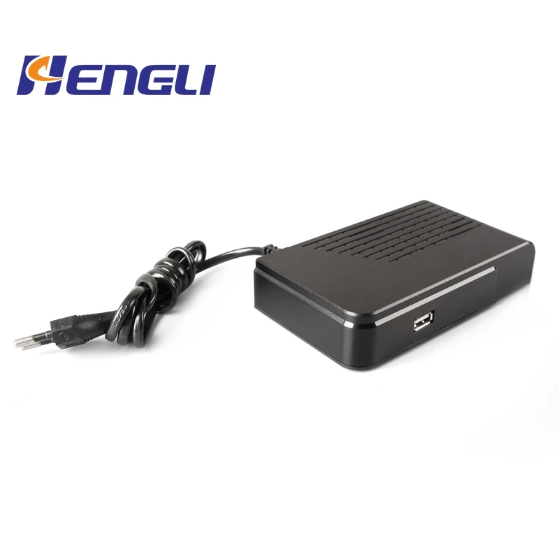 TV Receiver DVB-T2 Converter Box TV Decoder Hevc H.264 Terrestrial Tuner Antenna DVB-T2 Set top box OEM Hengli