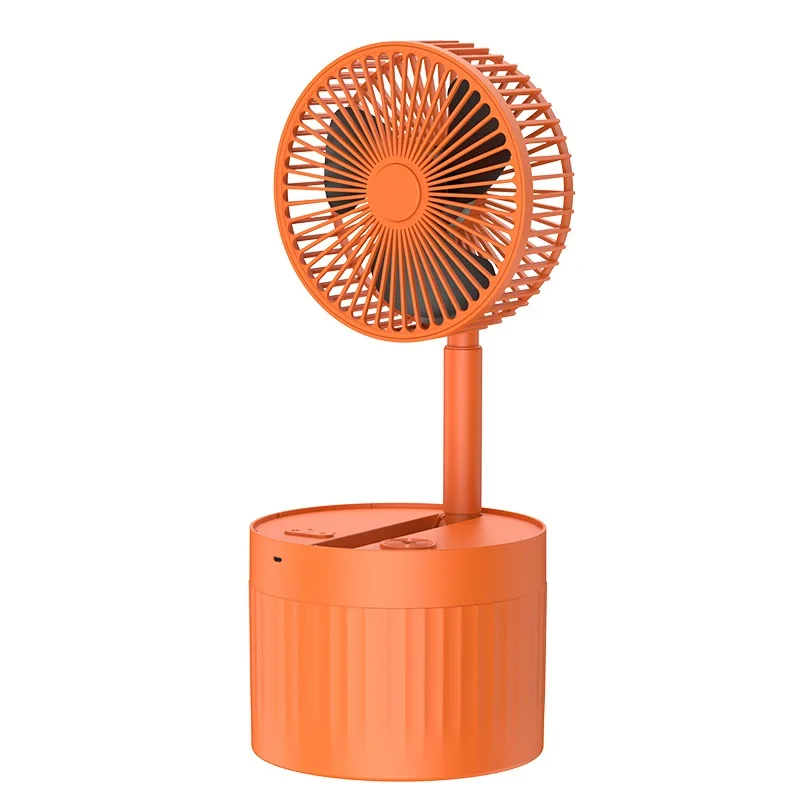 Business Gift USB 1200mAh Desk Mist Water Spray Rechargeable Folding  Scalable Portable Hand-hold Fan