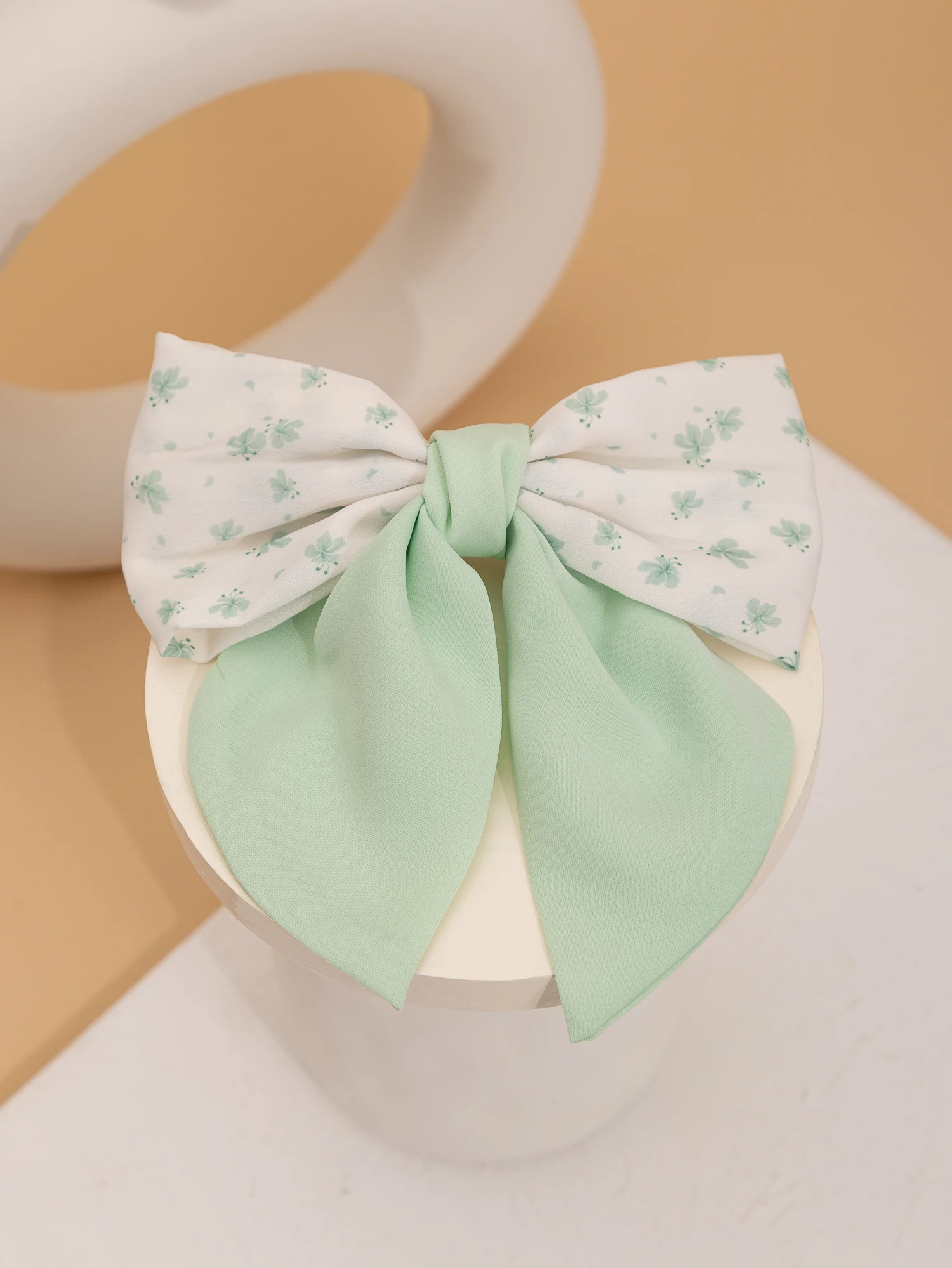 Милые женские эластичные повязки для волос двухцветная заколка с бантом модный аксессуар