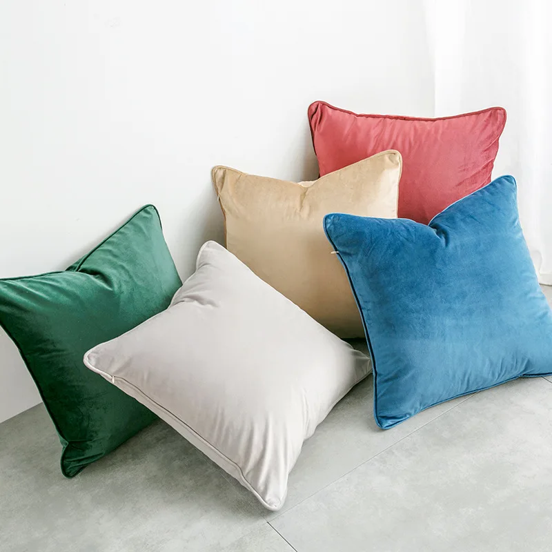 Hot Selling Couch Pillow Covers Luxury High Class Brand Home Sublimation 18 x 18 Euro Pillow Cover Rectangular