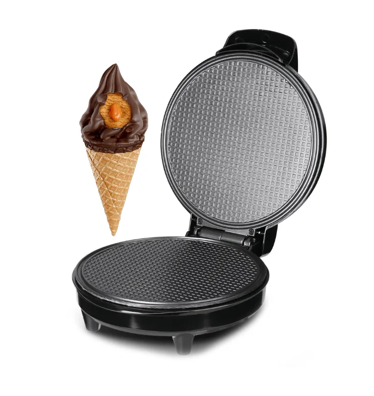 Multi-function Waffle Cone Makers Nonstick Homemade Ice Cream Cone Machines with Flower Waffle Sandwich Donuts Baking Plates