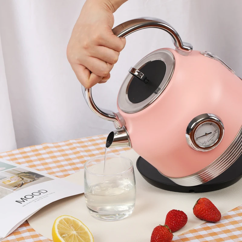 2023 Popular Double Wall 1.7L Jug Kettle Electric Pot Water Boiler Kettle Electric Kettle For Home