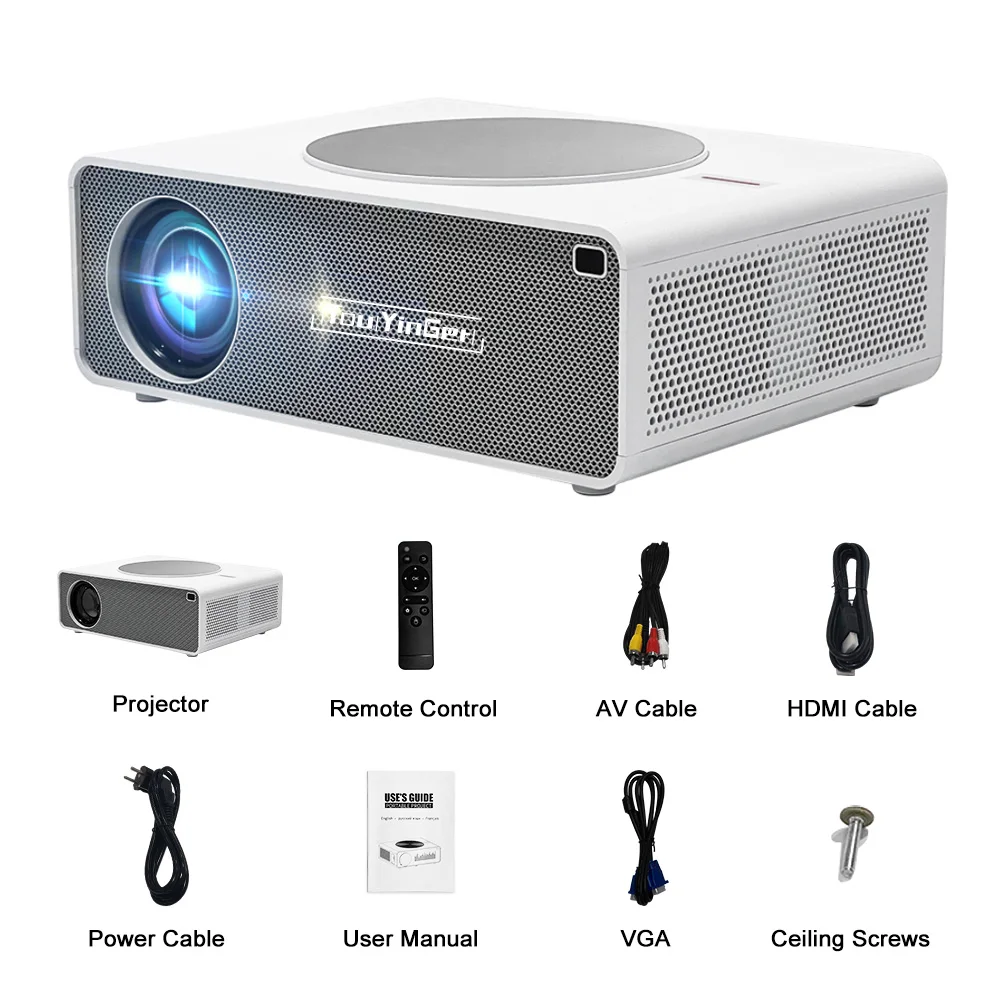 Touyinger Q10 1080p projector  led projector 600ANSIlumens  home theater projector