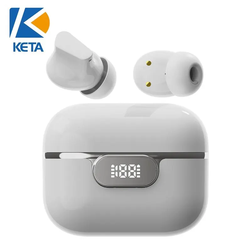 True wireless earbuds in ear ENC earbuds type c earphone gaming earphones & headsets wireless earphone LED LCD display