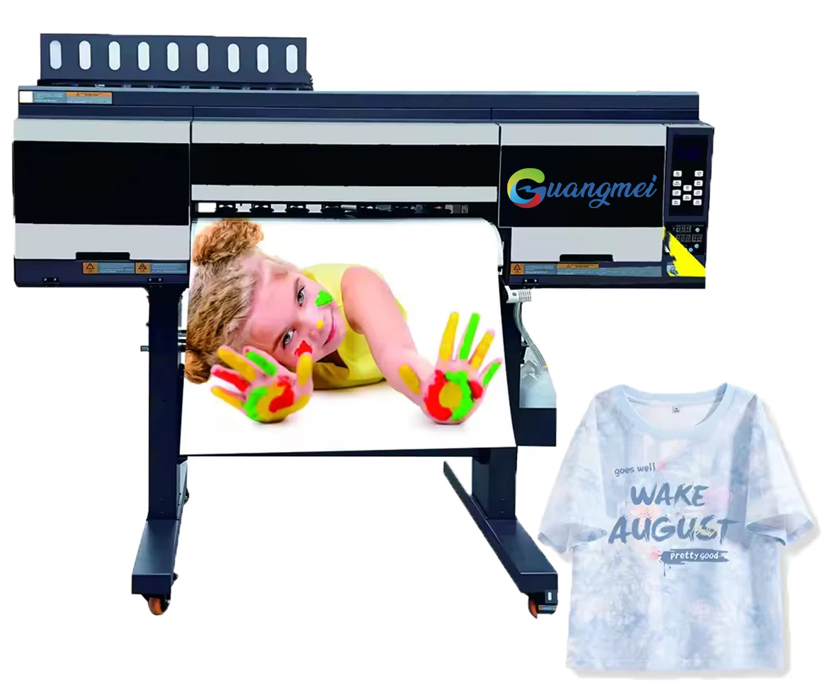 A1 dtf inkjet printers 60cm dtf printer 5 heads large format eco solvent printer