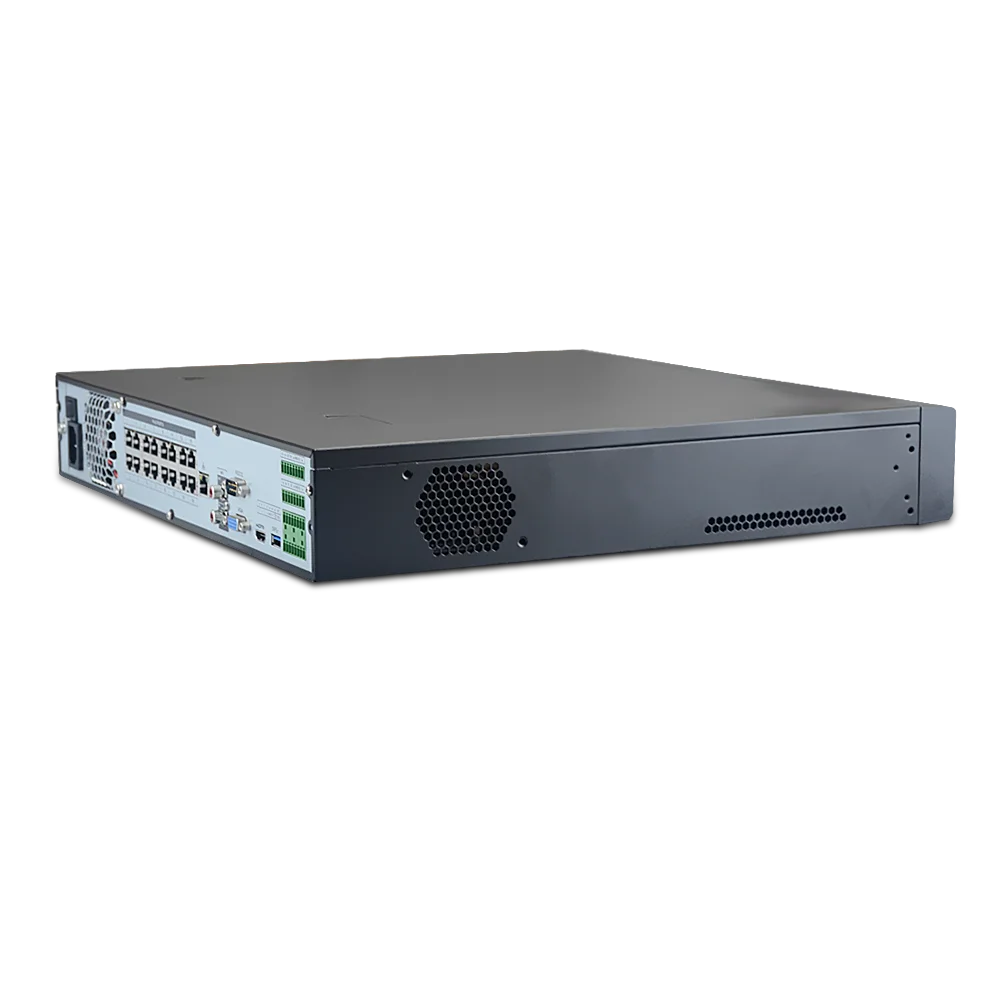 POE NVR Stock 16 Channel 1U 16PoE 2HDDs WizSense Network Video Recorder NVR2216-16P-I2 Face Detection And Recognition AI by NVR