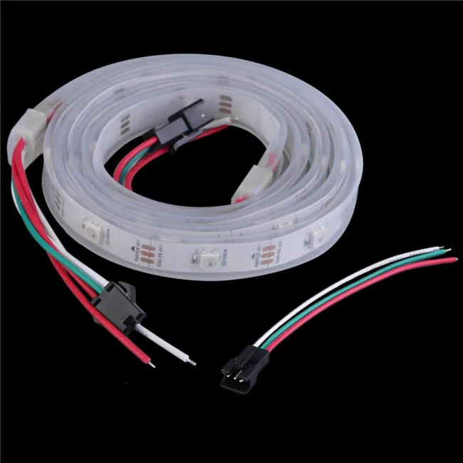 5050 Individually addressable RGB custom Led Strip 5m Ws2812B 30/60/144 Led Pixel Strip Tape Light DC5V