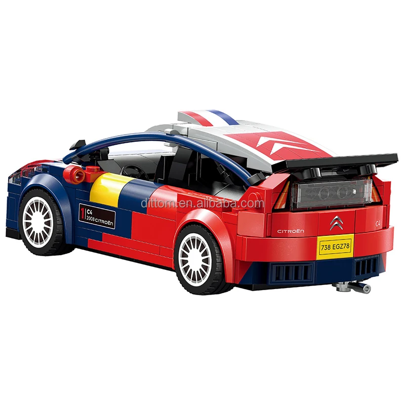 Cada C55033W 1/24 C4 WRC гоночный автомобиль строительные блоки скоростной DIY Кирпич Игрушки
