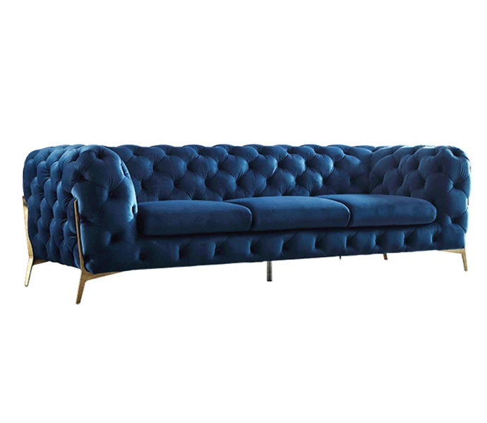  Бархатные диваны Честерфилд 3 seater бархатные