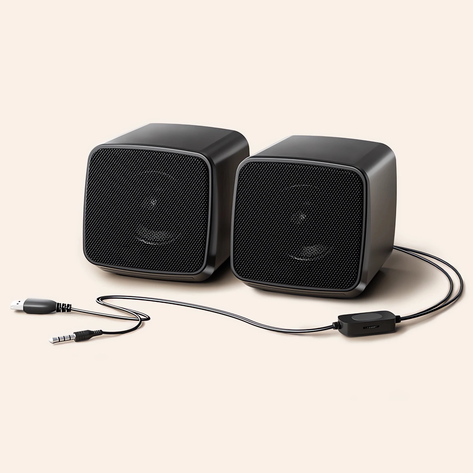 New Quality RGB color  light 2.1 USB wired subwoofer bass pc speakers for computer