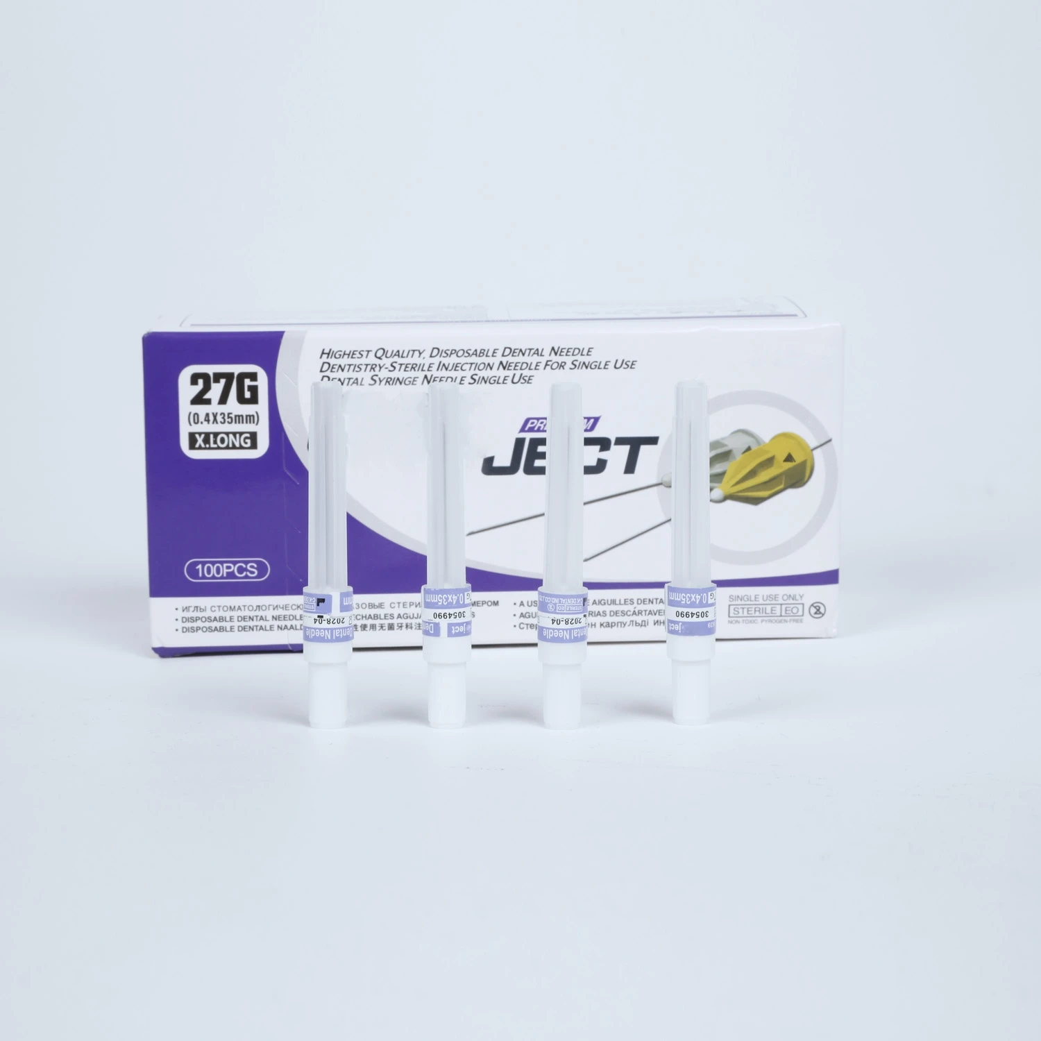 High Grade Disposable Medical Grade Sterile Dental Needles for Anesthesia Use Oral Therapy Equipments & Accessories